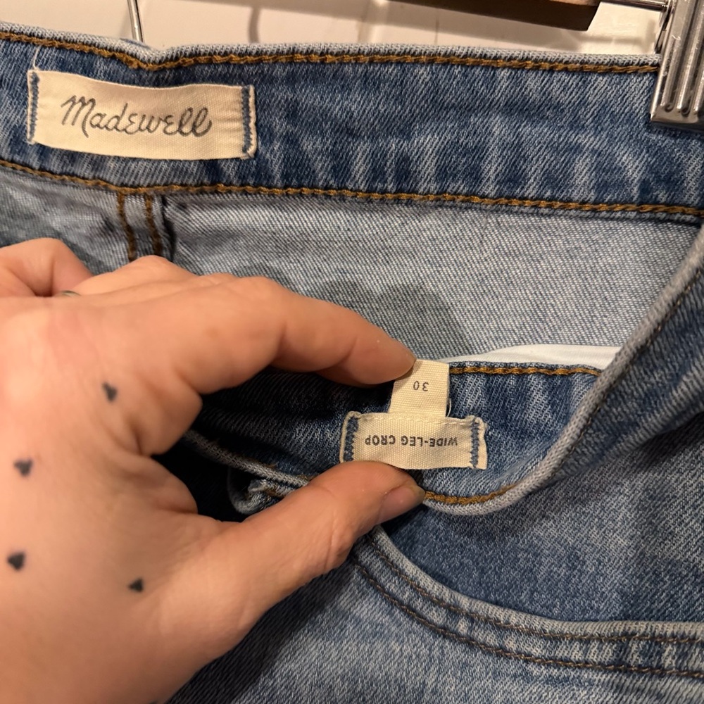 Madewell Blue Denim Skirt, size waist 30 - Picture 4 of 8